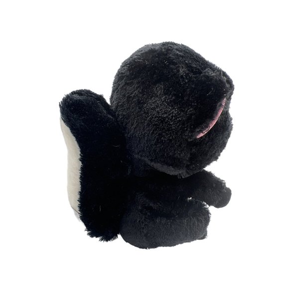 Ty Beanie Boos Flora Skunk Plush Stuffed Animal Pet Toy Pink Glitter Eyes - Picture 4 of 8